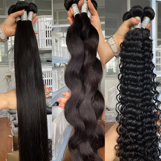 Hot Sale 12A Grade Best Quality Raw Cuticle Aligned Virgin Human Hair Bundles Vendors Brazilian Super Double Drawn Human Hair
