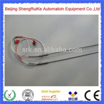 6mm dia Probe 3 wire RTD pt100 temperature sensor