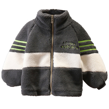 Manteau en fausse fourrure pour bébé mignon doux avec doublure