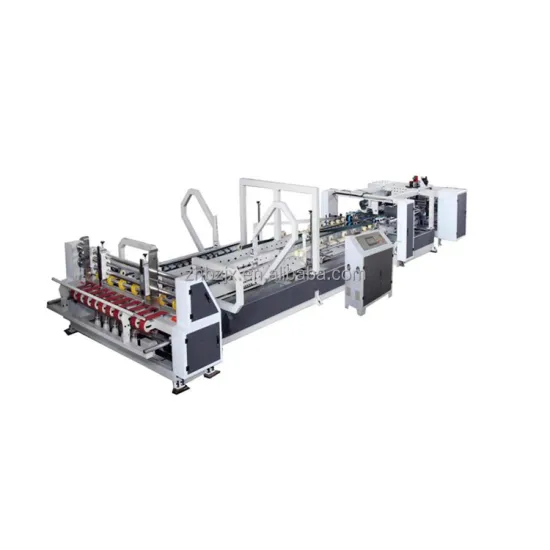 ZHENHUA DZ Automatic Folder Gluer Stitcher for Corrugated Cardboard