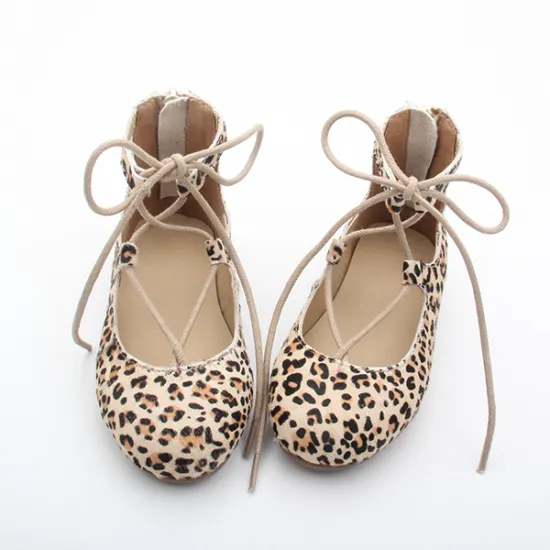 Children girls shoes high heel hard sole baby leather shoes