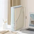 Suporte de arquivo de mesa transparente