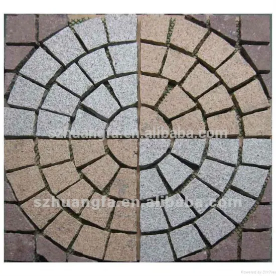 Chinese cheap granite paving stone,plastic moulds paving stone