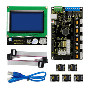 Keyestudio 3D Printer Kit MKS Base V1.2 with LCD 12864 Controller