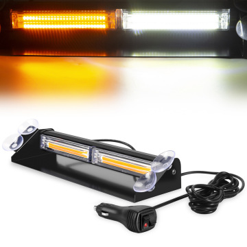 12-24V Car COB Suction Cup Flashing Light - Front and Rear Windshield Warning Light