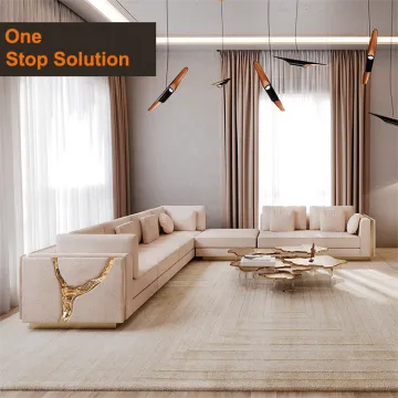 Luxury Italian Custom Made Sofas for Home Living Room
