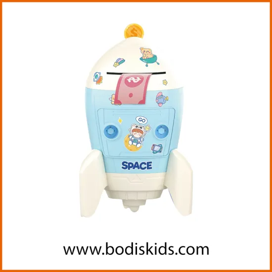 Space Rocket Piggy Bank