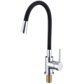 Deck Mounted Sink Kitchen Faucet In Black