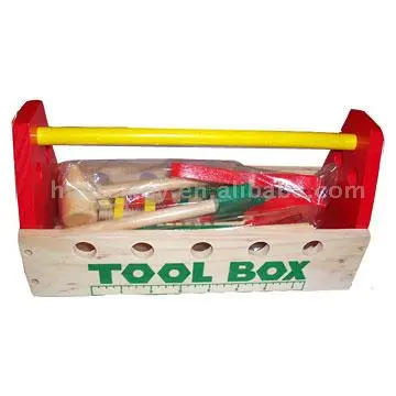 Wooden Toys - Children's Tool Box (HTA003)