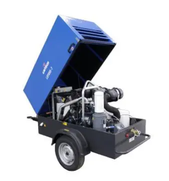 185cfm Portable Diesel Screw Air Compressor Luy050-7