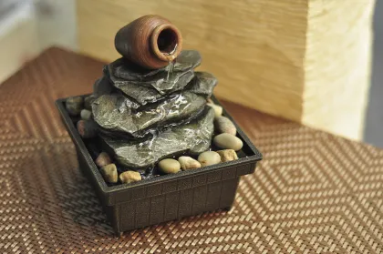 Table Fountain Pottery Pot 2 Style