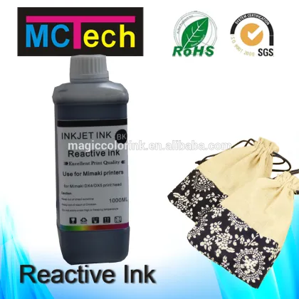 High Quality fiber Reactive Printing Inks Textile Dye Ink for Epson 6070