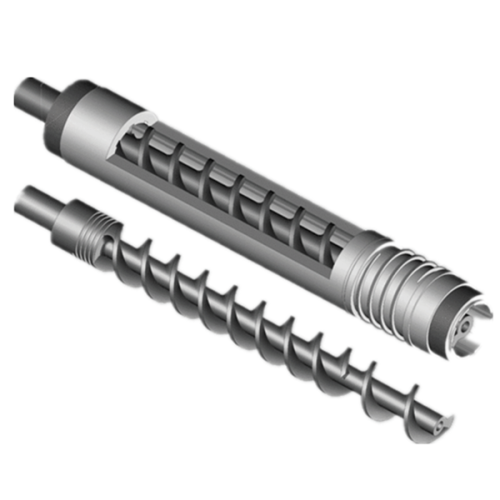 Rubber Screw Barrel Chrome Plated Injection or Extrusion