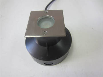 3W RGB 3IN1 Square  cover LED Inground Light 24VDC IP67 Alumiuium housing