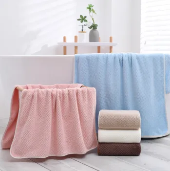 High Density Thick Coral Fleece Spa Bath Towel