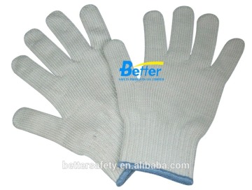 Un-Coated 7 Guange Steel Cut Resistant Gloves, Cut Gloves