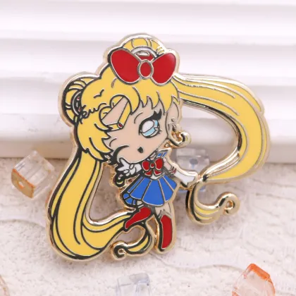 Q Version Sailor Moon Enamel Pin
