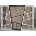 Contemporary wooden bookcase white room divider