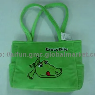 Crocodile pattern, Handbag plush material