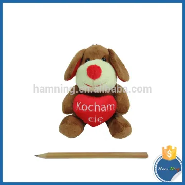 13cm plush dog toys trendy best selling valentine gift for men 2016