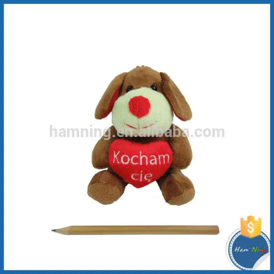 13cm plush dog toys trendy best selling valentine gift for men 2016