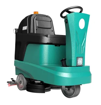 Ride-on Scrubber Drier Double Brush Ride-on Floor Scrubber