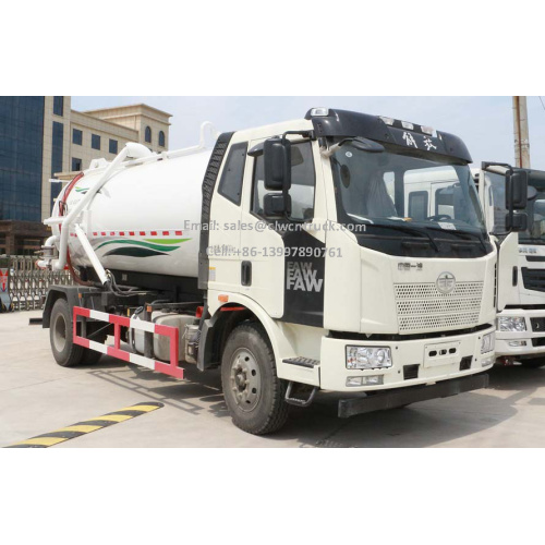 Brand New FAW J6 10m³ Waste Sewage Truck