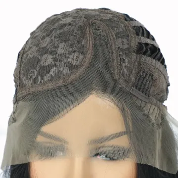 80 density synthetic lace wigs,Synthetic bob wig with lace front,8 6 inches part synthetic lace front wig