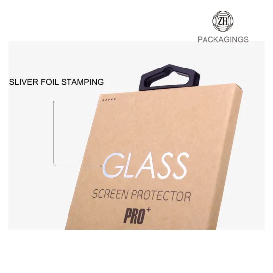 Customized Tempered Glass Paper Packaging
