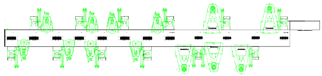 Door Frame Automatic Linear Profile Sander Sanding Machine