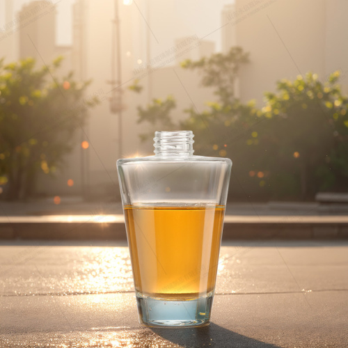 Bottiglie di diffusore di aroma di vetro rotondo vintage