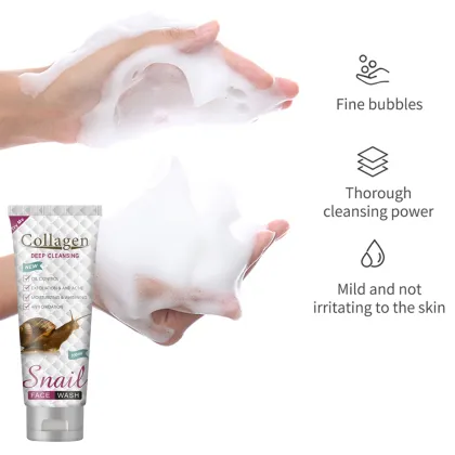 Whitening Moisturizing Face Wash Cleanser 100ml for Skin Beauty