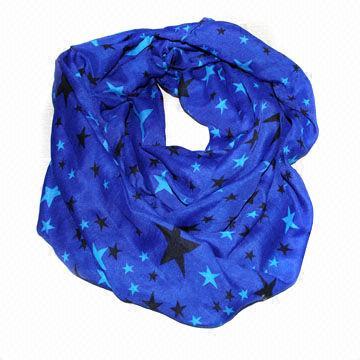 Blue Sky Style Shining Star Scarf, OEM Orders are Welcome