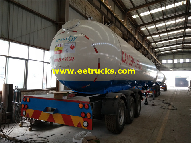 30ton LPG Delivery Trailer Tanks