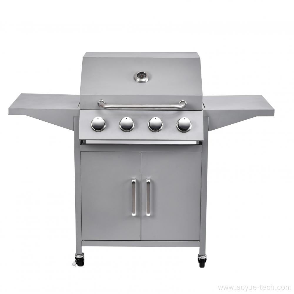 4 burners barbaque rotisserie gas grill