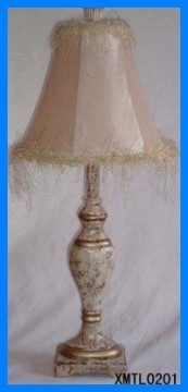 China Manufactory supply modern home furniture handicrafts Poly Resin indoor lamps