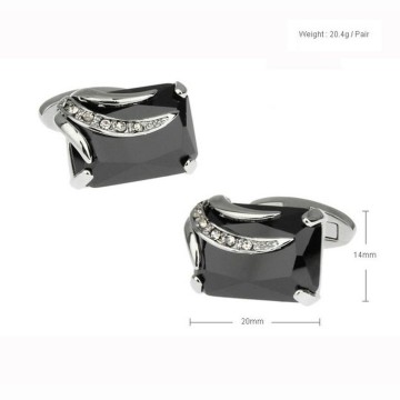 Fashion Rhinestone Suit Shirt Cufflinks For Man's Gift