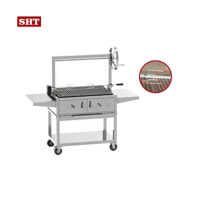 Heat Fast BBQ Grill Built in Barbeque Grill Using a Charcoal Grill