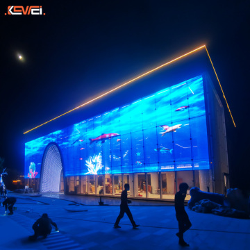 Flexible Transparent LED Screen for Retail Stores