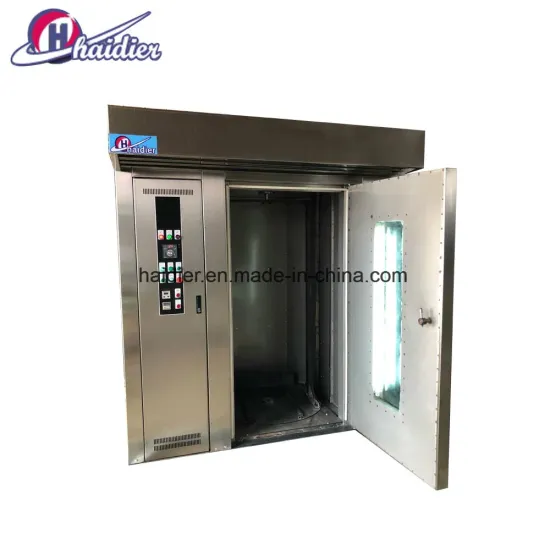 Haidier Brand Industrial Diesel Oven 32 Trays Bread Baking Rotary Oven