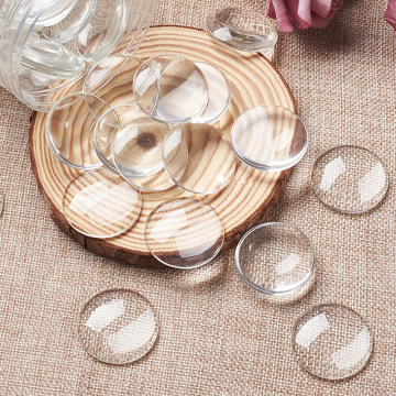PandaHall Large Assortment of Half Round Flat Back Crystal Glass Cabochons in Various Sizes for Craft and Jewelry Making
