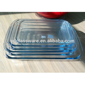 oven and microwave safe heat resistant pyrex glass baking tray microwave bakeware set