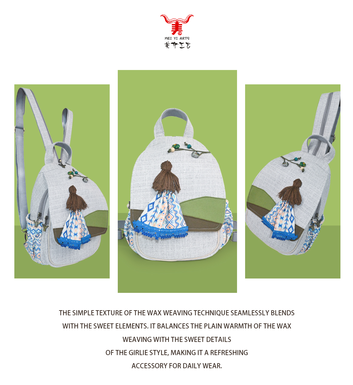 Soft Cotton Backpack