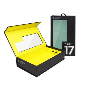 Caja de empaquetado de papel plegable del juguete de la ventana del PVC