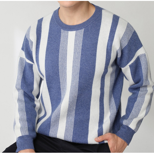 Mens Vintage Stripes Pullover