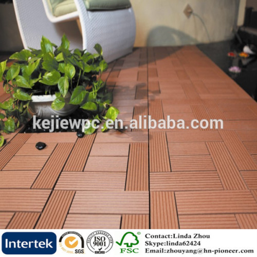 solid type outdoor WPC DIY tiles wood plastic composite DIY tiles composite wood DIY tiles