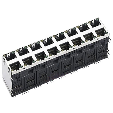 RJ45 Modular Jack 1000 base connectors