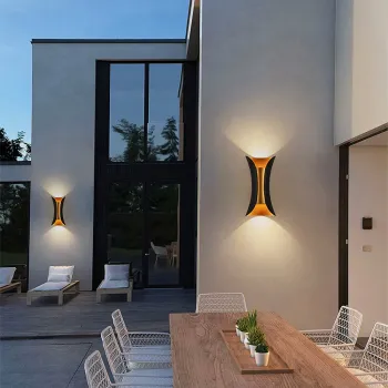 Modern Design Aluminium Outdoor Wall Lighting: IP65 Waterproof, 6W-20W LED Garden Decoration Light - Indoor Option Available
