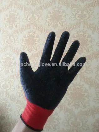 latex gloves/latex coated gloves/working gloves