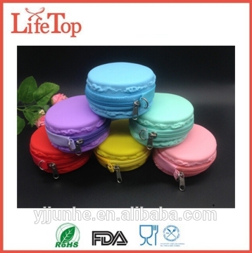Wallet-Random Color Novelty Macaron Shape Coin Purse